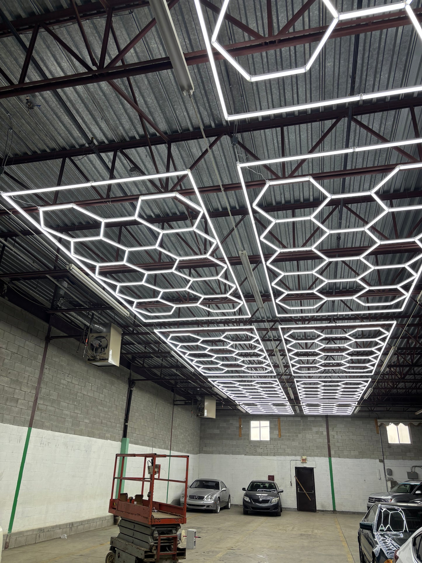 Hexagon LED Lighting 16'x8'